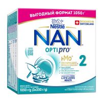 NAN (Нан) молочная смесь 2 1050г оптипро с 6 мес. (NESTLE SWISSE S.A.)