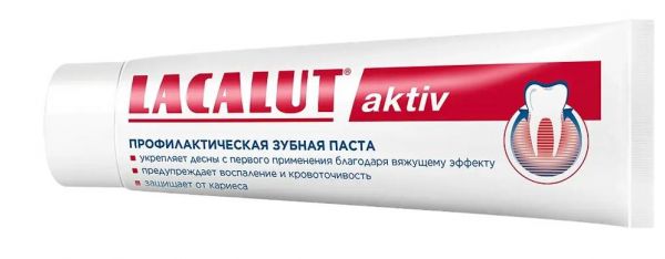Lacalut (Лакалют) зубная паста актив 90г (Dr.theiss naturwaren gmbh)