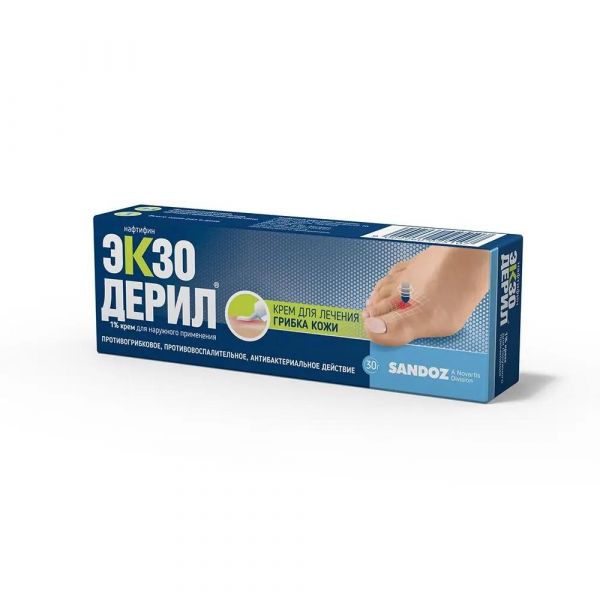 Экзодерил 1% 30г крем д/пр.наружн. №1 туба (Salutas pharma gmbh)