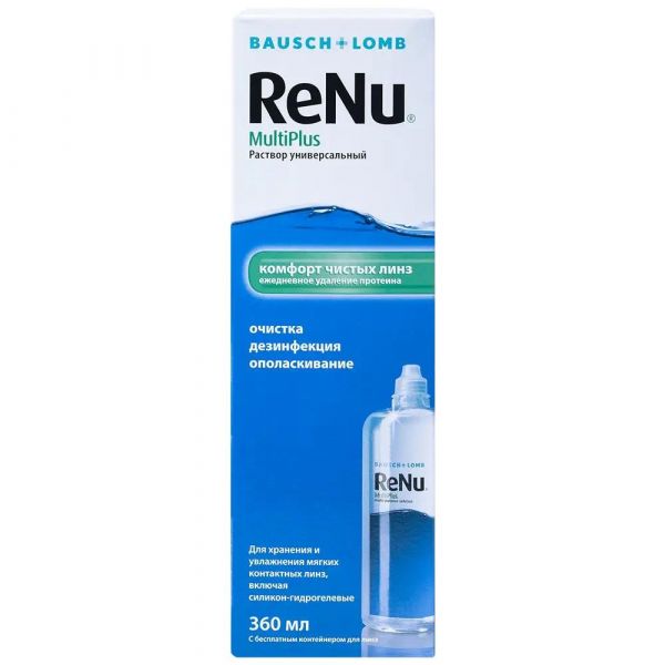 Раствор для линз реню мульти плюс 360мл №1 фл. (Bausch & lomb incorporated)