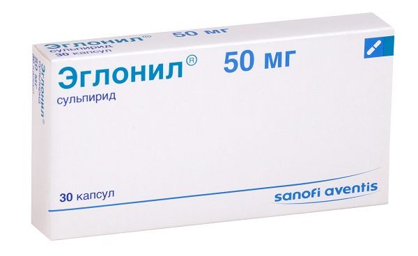 Эглонил 50мг Капс. №30 (Sanofi-Winthrop Industrie) - Цены В.