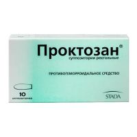Проктозан супп.рект. №10 (ШТАДА)