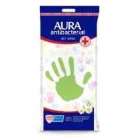 Aura (Аура) салфетки влажные №20 ромашка (КОТТОН КЛАБ)