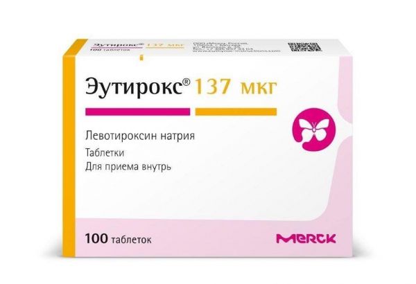 Эутирокс 137мкг таб. №100 (Merck kgaa_2)