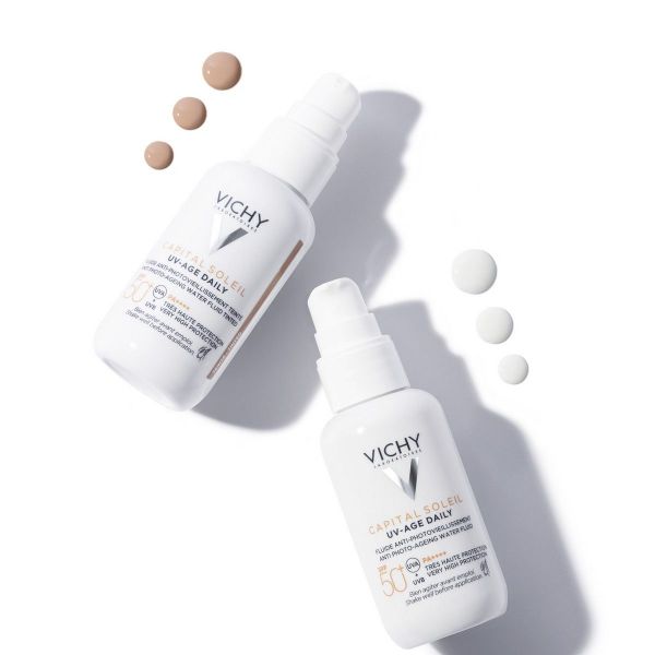 Vichy (виши) капсолей флюид антивозр.действием 40мл spf50+ тон. (Vichy laboratoires)