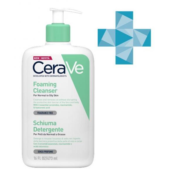 CeraVe (Цераве) гель очищающий д/лица и тела 473мл д/норм. и жирн.кожи 7357 (Cosmetic activ production)
