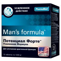 Man's formula (Менс формула) потенциал форте таб. №15 усил. формула (ФАРМА-МЕД ИНК)