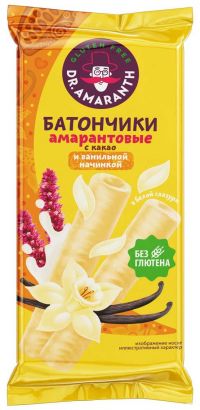 Др.амарант батончик амарантовый 19г какао ваниль в бел.глазури (КОРПОРАЦИЯ ДИ ЭНД ДИ ООО)