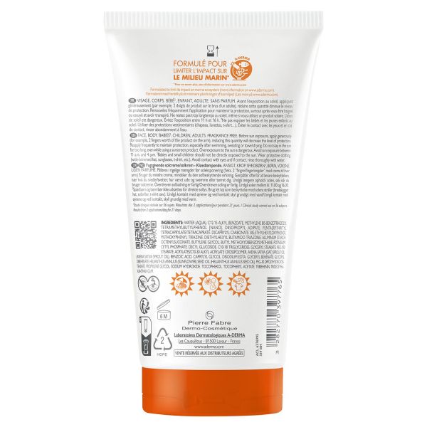 A-Derma (А-дерма) экзомега 150мл крем-эмолент spf 50+ д/лица и тела (Pierre fabre dermo-cosmetique)