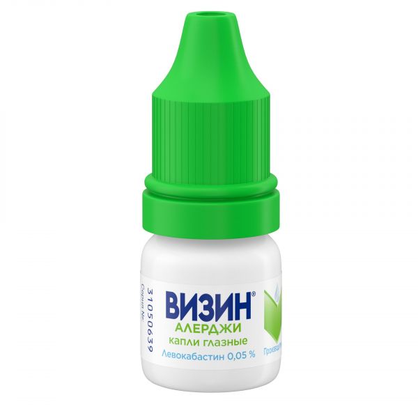 Визин алерджи 0.05% 4мл капли глазн. №1 фл.-кап. (Famar s.a.)