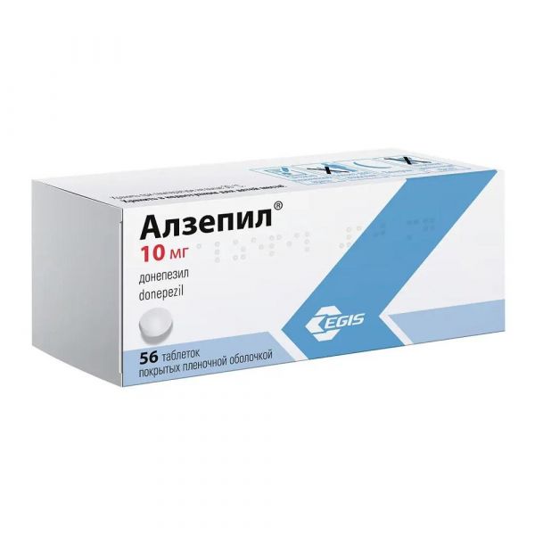 Алзепил 10мг таб.п/об. №56 (Egis pharmaceuticals plc)