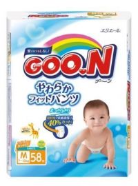 Goon (Гун) трусики-подгузники №58 7-12кг (ДАИО СЕЙШИ)