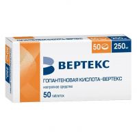 Гопантеновая кислота 250мг таб. №50 (ВЕРТЕКС)