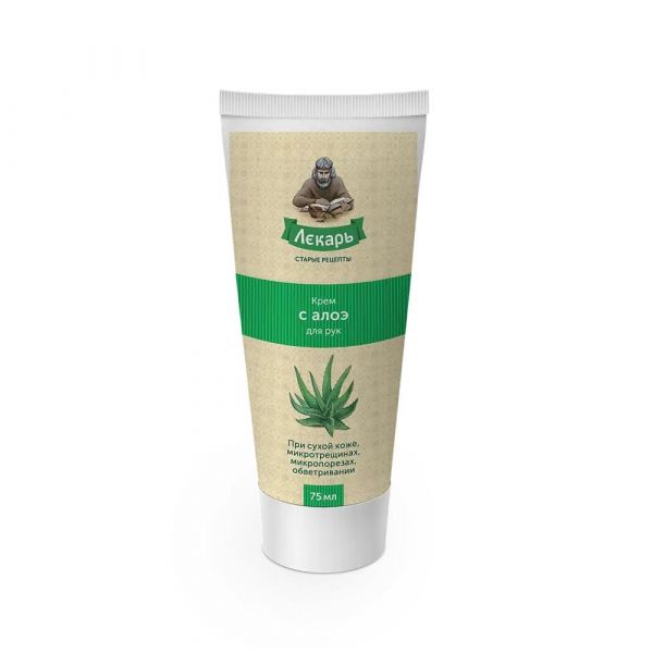 Лекарь крем для рук регенерирующий 75мл алоэ (Вис ооо)