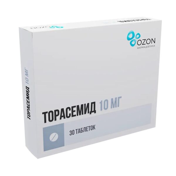 Торасемид 10мг таб. №30 (Озон ооо)