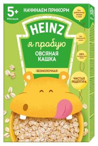 Heinz (Хайнц) каша безмолочная 180г овсянка пребиотик (ХАЙНЦ-ГЕОРГИЕВСК ЗАО)