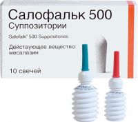 Салофальк 500мг супп.рект. №10 (DR.FALK PHARMA GMBH)