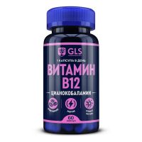 Gls витамин в12 капс. №60 (ДЖИ ЭЛ ЭС ФАРМАСЬЮТИКАЛС)