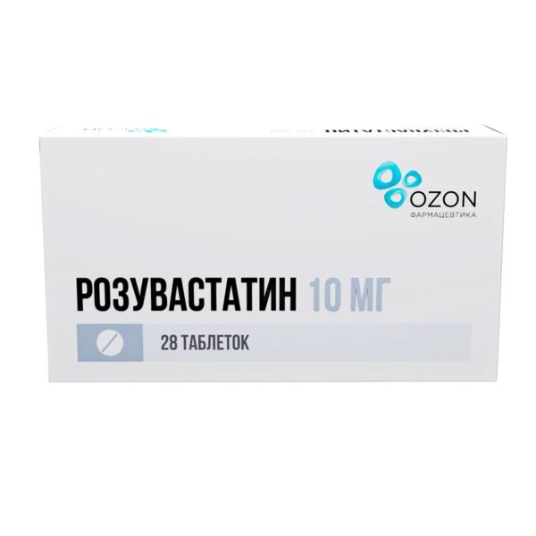 Розувастатин 10мг таб.п/об.пл. №28 (Озон ооо)