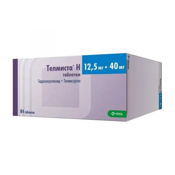 Телмиста н 12,5мг+40мг таб. №84 (Krka d.d._2)
