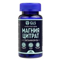 Gls магния цитрат с витамином в6 500мг капс. №90 (ДЖИ ЭЛ ЭС ФАРМАСЬЮТИКАЛС)