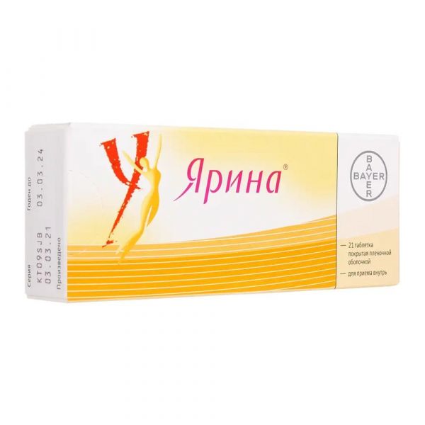 Ярина таб.п/об.пл. №21 (Bayer weimer gmbh/bayer ag)