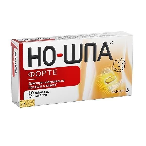 Но-шпа форте 80мг таб. №10 (Opella healthcare hungary ltd)