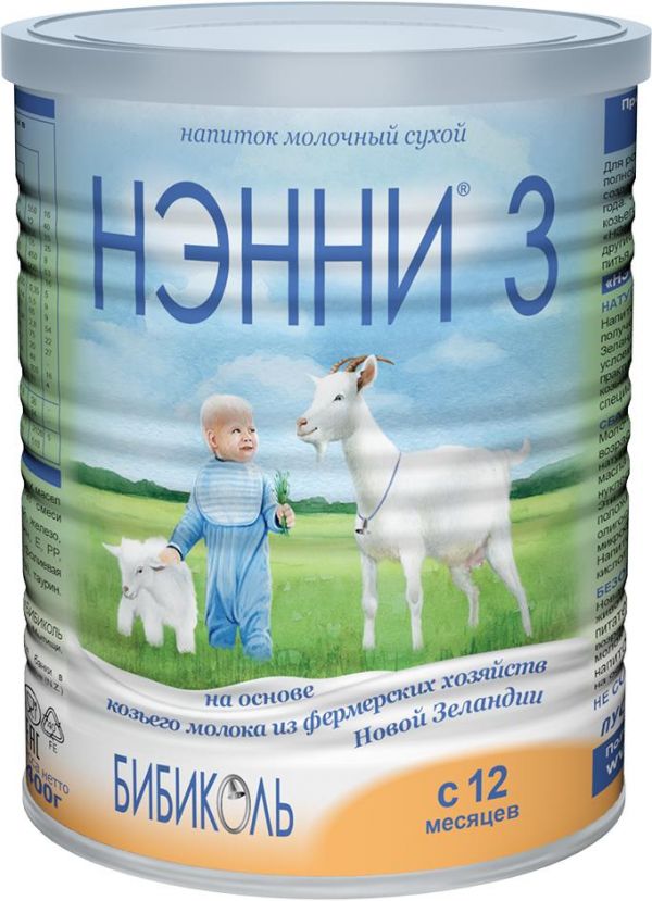 Нэнни молочный напиток 3 400г на козьем молоке с 12 мес. банка (Dairy goat co-operative  ltd.)