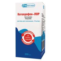 Кетопрофен-лор 16мг/мл 200мл р-р д/полоск.рта №1 фл.стак.мерн. (ФАРМСТАНДАРТ)