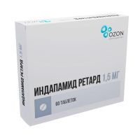 Индапамид ретард 1,5мг таб.п/об.пролонг. №60 (ОЗОН)