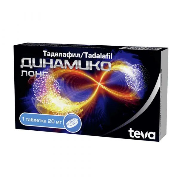 Динамико лонг 20мг таб.п/об.пл. №1 (Teva pharma s.l.u._1)