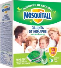 Mosquitall (москитол) прибор + жидкость защита для взрослых 30 ночей (АРНЕСТ)