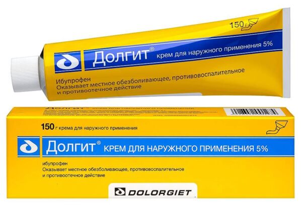 Долгит 5% 150г крем д/пр.наружн. №1 туба (Dolorgiet gmbh)