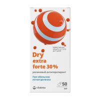 Dry Control Extra Forte (Драй контрол экстра форте) ролик от обильного потоотделения 30% 50мл (ЗЕЛЕНАЯ ДУБРАВА АО)