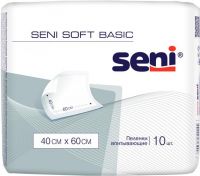 Seni (Сени) soft basic пеленки №10 40*60 см (TZMO S.A.)