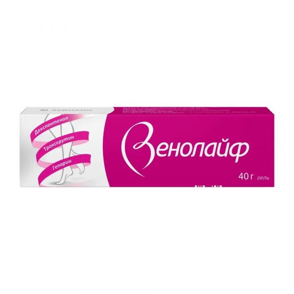 Венолайф 40г гель д/пр.наружн. №1 туба (Акрихин хфк оао)