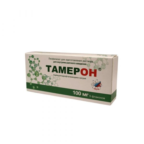 Тамерон 100мг лиоф.д/р-ра д/ин.в/м. №5 фл. (Институт восточной медицины)