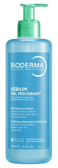 Bioderma (Биодерма) себиум гель очищающий 400мл (БИОДЕРМА ЛАБОРАТОРИЕС)