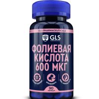 Gls фолиевая кислота капс. №90 pharm (ДЖИ ЭЛ ЭС ФАРМАСЬЮТИКАЛС)