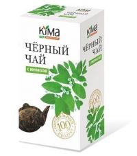 Kima (Кима) чай черный байховый листовой высшего сорта 50г с мелиссой (СОЛНЦЕ АЛТАЯ)
