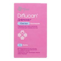 Дифлюкан 10мг/мл 24,4г пор.д/сусп.д/пр.внутр. №1 фл.ложк.мерн. (ПФАЙЗЕР)