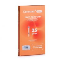 Тест-полоски сателлит плюс №25 (ЭЛТА)
