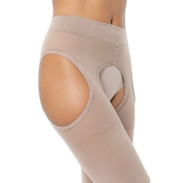 Чулки интекс универсал с поясом i кл. р-р универс. закр.носок бежевый (Интертекстиль ооо)