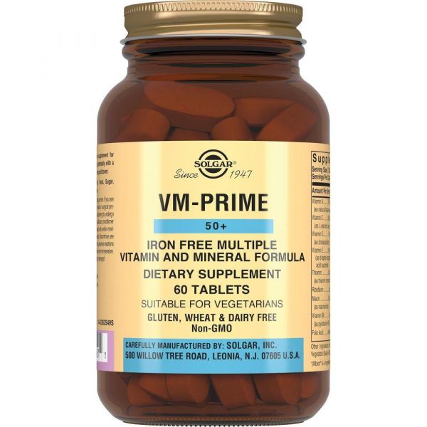 Solgar (Солгар) мультивитаминный и минеральный комплекс 50+ таб. №60 (Solgar vitamin and herb)