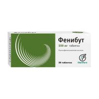 Фенибут 250мг таб. №20 (ОЛАЙНФАРМ)