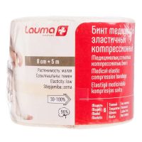 Бинт эластичный нр 8см*5м (LAUMA FABRICS)