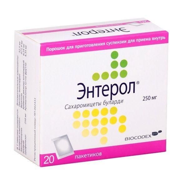 Энтерол 250мг пор.д/сусп.д/пр.внутр. №20 пак. (Biocodex laboratoires)