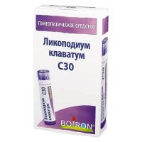 Ликоподиум клаватум c30 4г гран.гомеоп. №1 (БУАРОН)