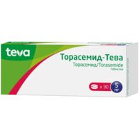 Торасемид 5мг таб. №30 (ТЕВА)
