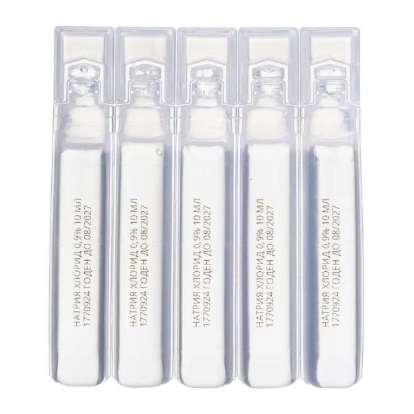 Натрия хлорид 0,9% 10мл р-р д/ин. №10 амп. (Гротекс ооо_1)